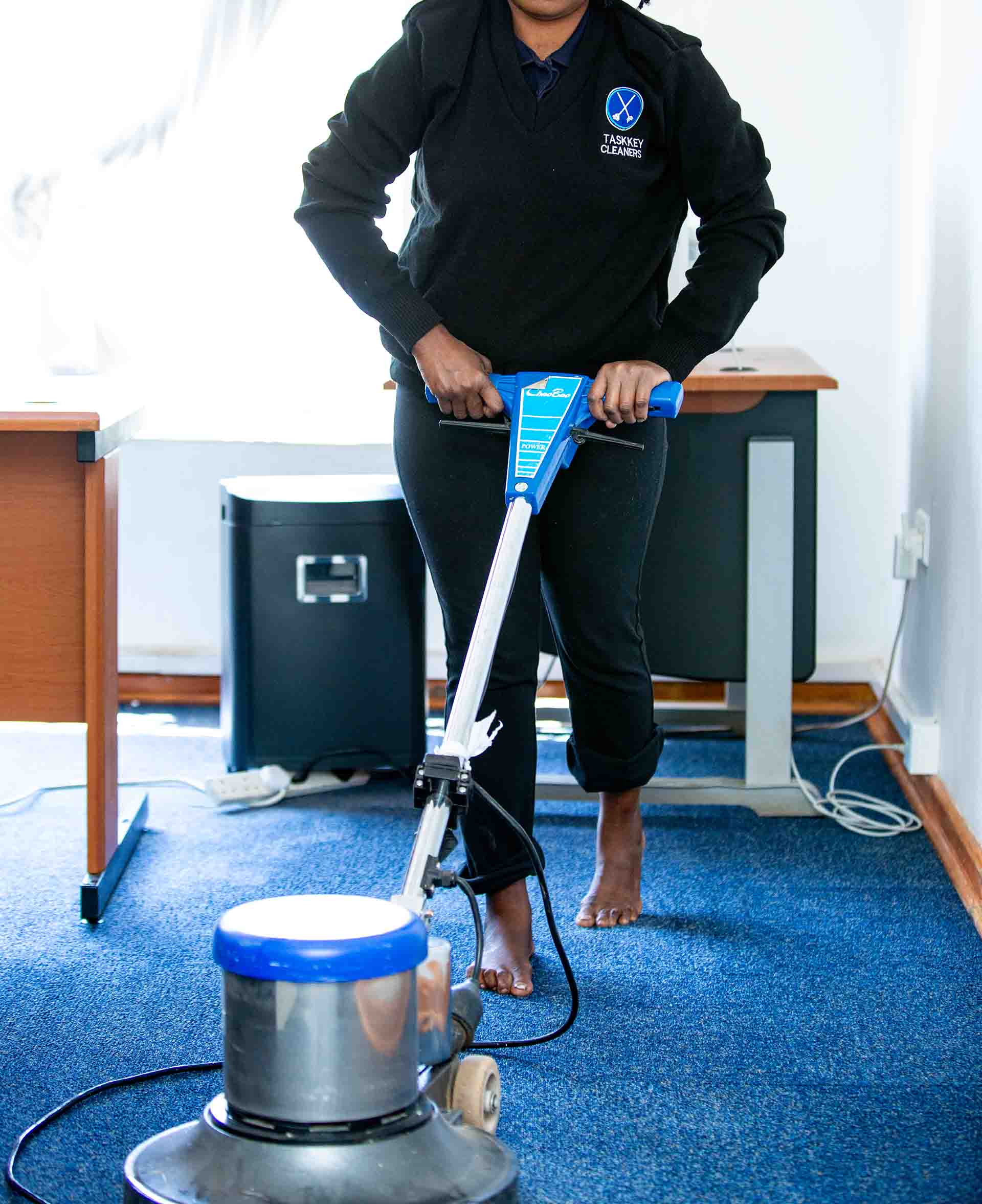 office flow and carpet cleaning at Taskkeycleaners